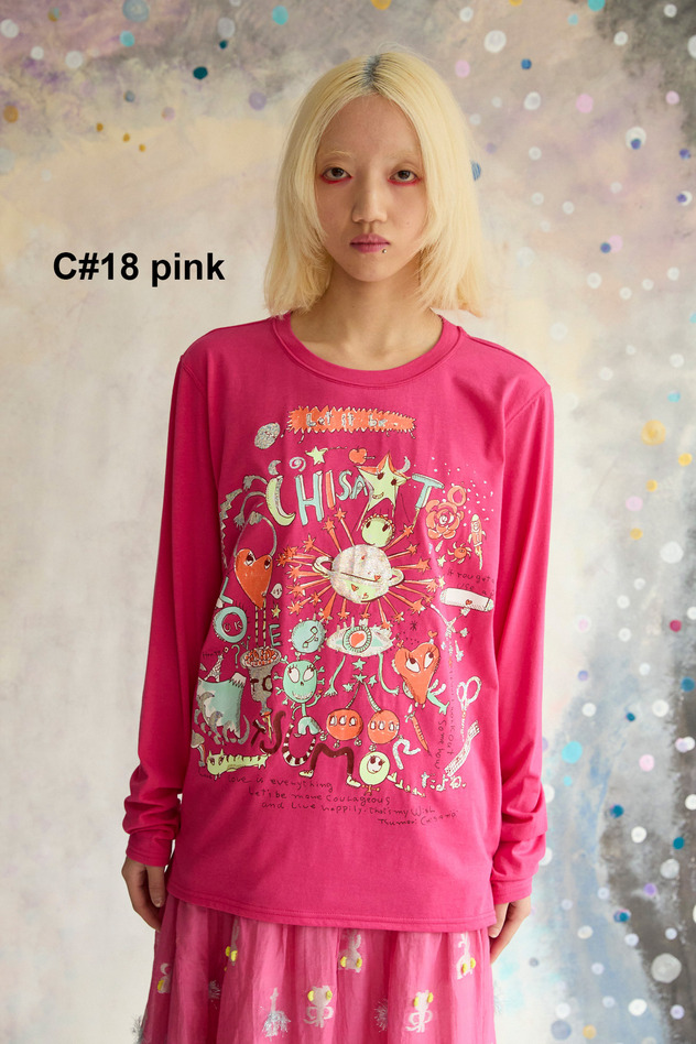 34.Let it be T-shirt 詳細画像 pink 1