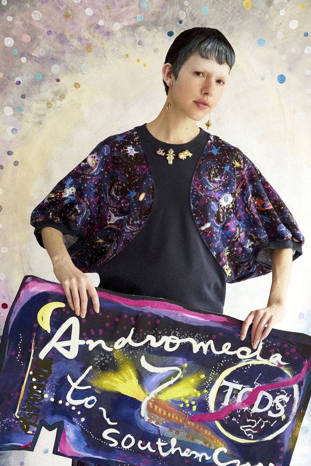 12.Andromeda mini urake tops 詳細画像 navy 9