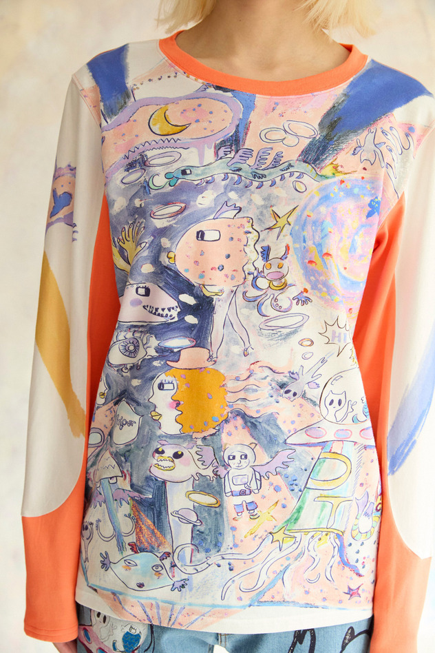 45.Dancing universe LongT-shirt 詳細画像 vivid 5