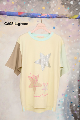 22.Alien Embroidery T-shirt 詳細画像