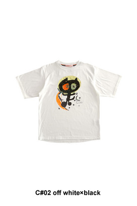 18.Cat on the moon T-shirt 詳細画像