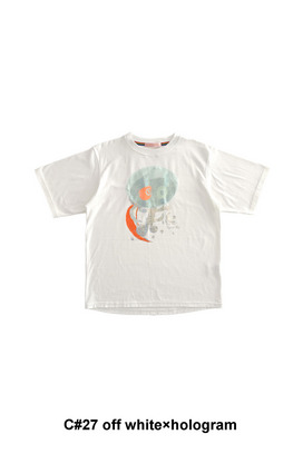 18.Cat on the moon T-shirt 詳細画像