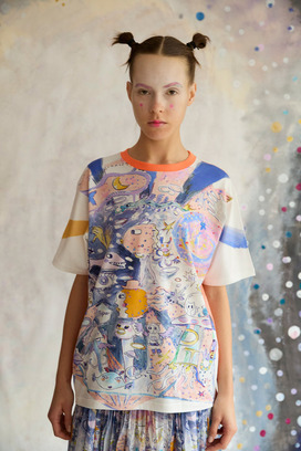 44.Dancing universe T-shirt 詳細画像