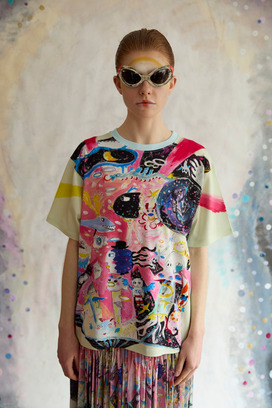 44.Dancing universe T-shirt 詳細画像