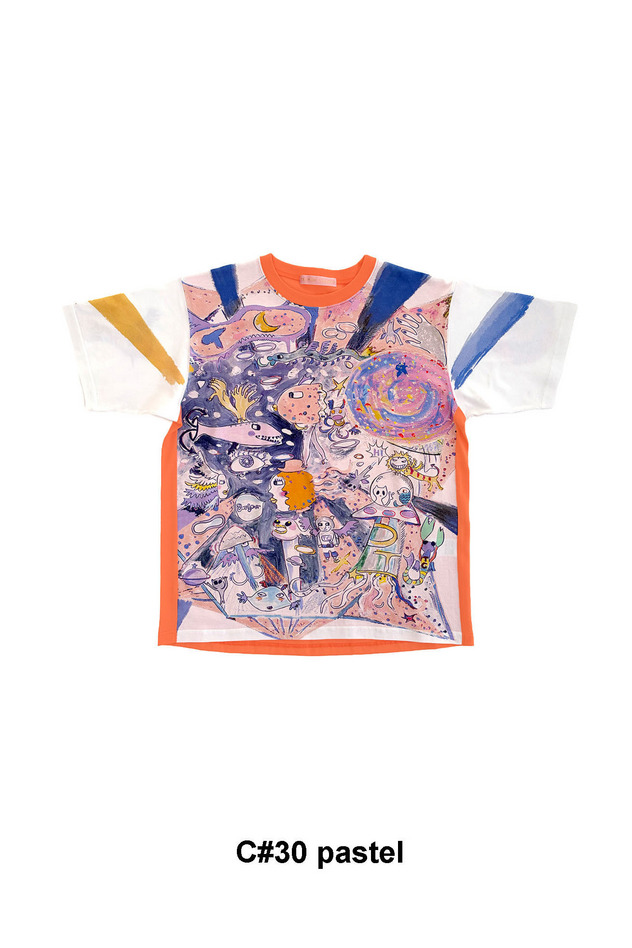 44.Dancing universe T-shirt 詳細画像 pastel 1