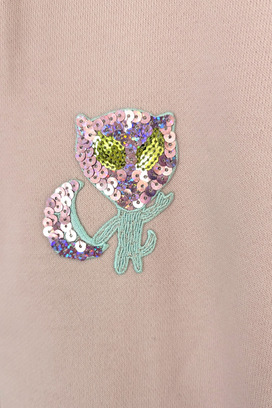 Space cat patch urake Hoodie 詳細画像