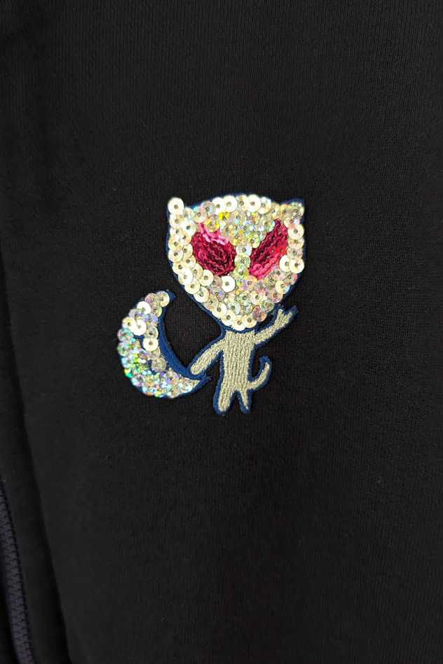 Space cat patch urake Hoodie 詳細画像 off white 5