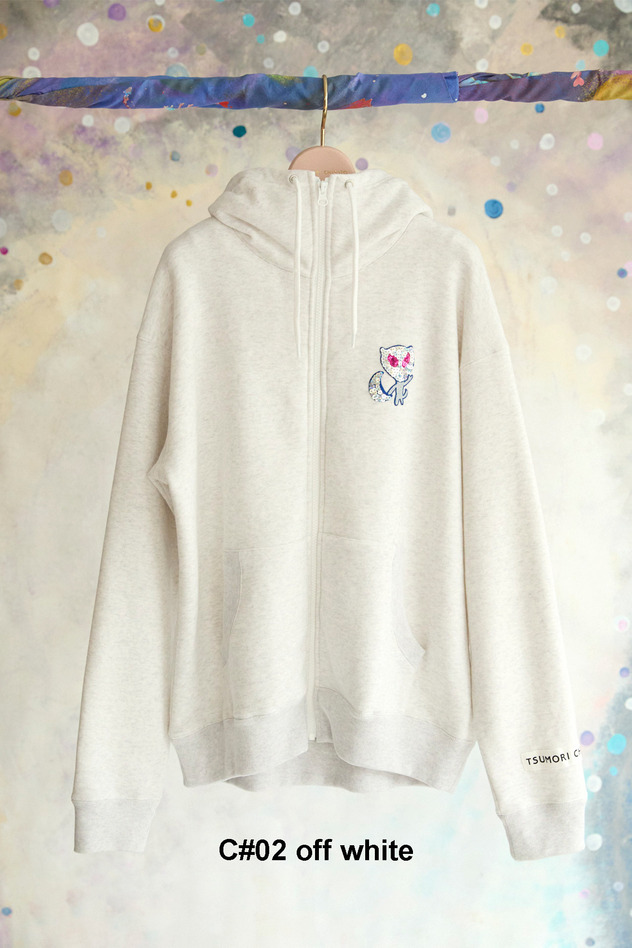 64.Space cat patch urake Hoodie 詳細画像 off white 1