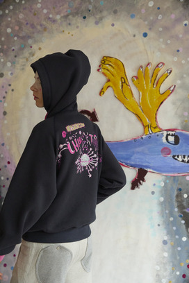 66.Let It Be Embroidery Urake Hoodie 詳細画像