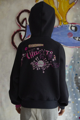 66.Let It Be Embroidery Urake Hoodie 詳細画像