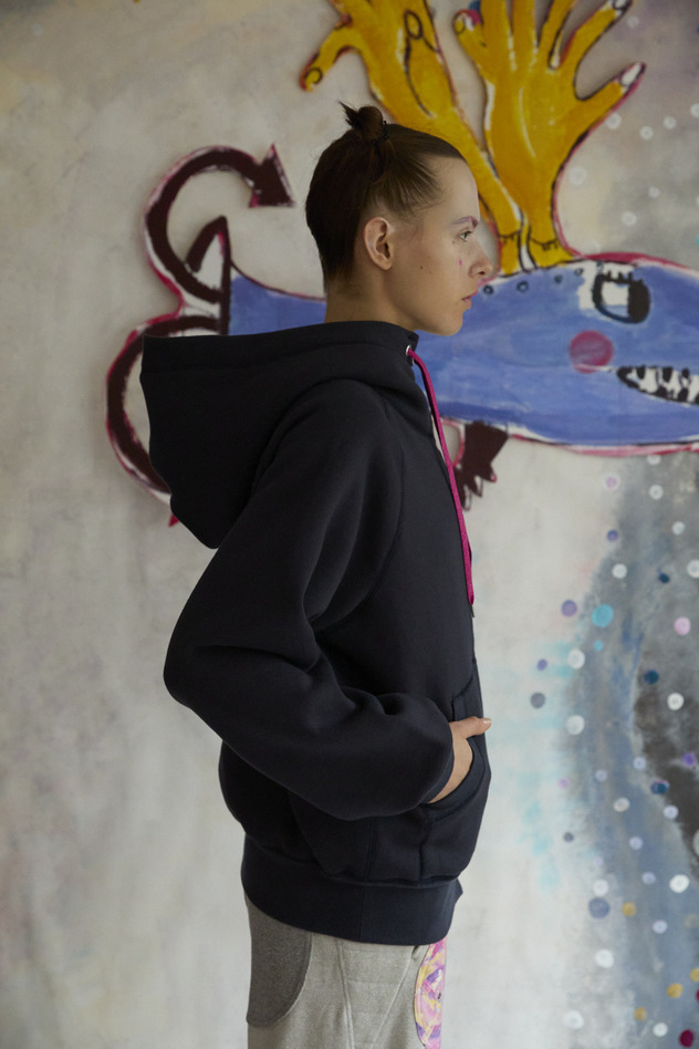 66.Let It Be Embroidery Urake Hoodie 詳細画像 ivory 20