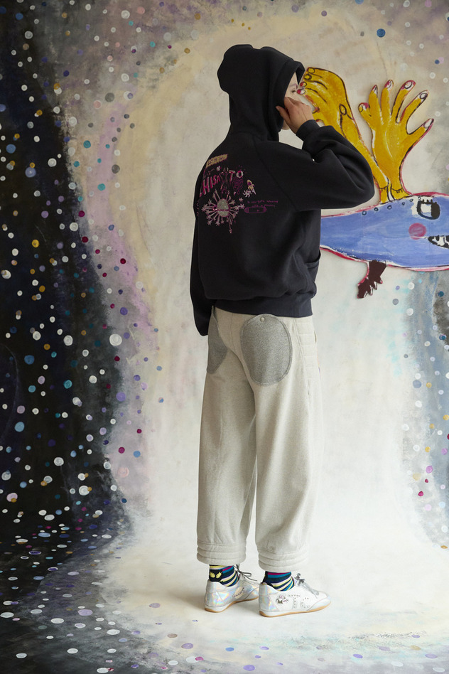 66.Let It Be Embroidery Urake Hoodie 詳細画像 ivory 22