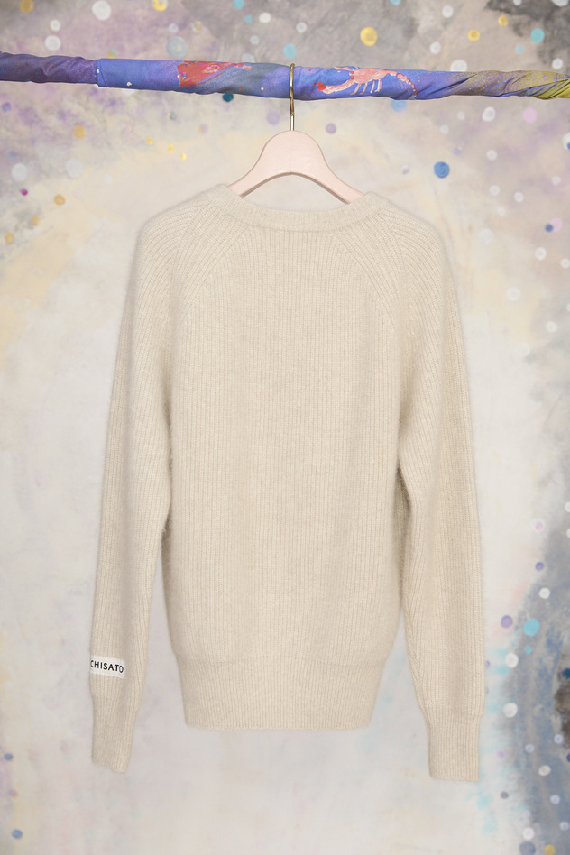 118.Blue Fox Sweater 詳細画像 off white 2