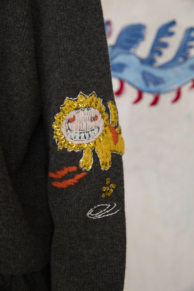 85.Space Knit Tops 詳細画像