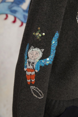 85.Space Knit Tops 詳細画像