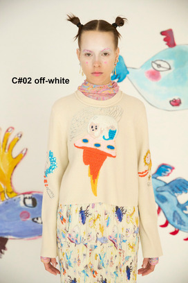 85.Space Knit Tops 詳細画像