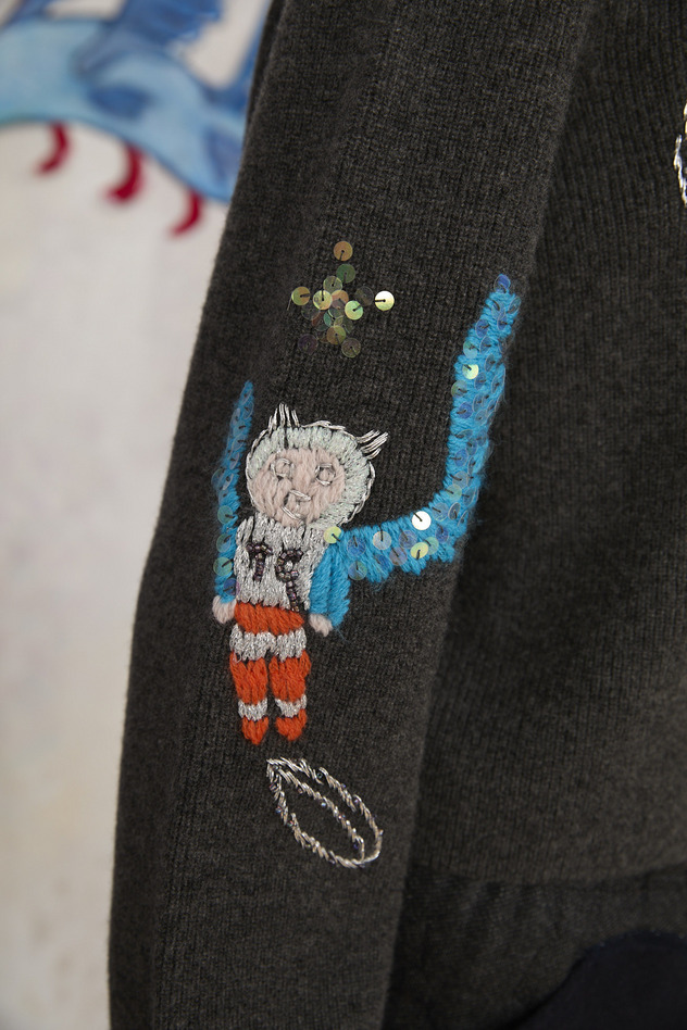 85.Space Knit Tops 詳細画像 off white 14