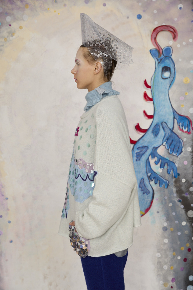 86.Cygnus Knit Tops 詳細画像 light blue 5