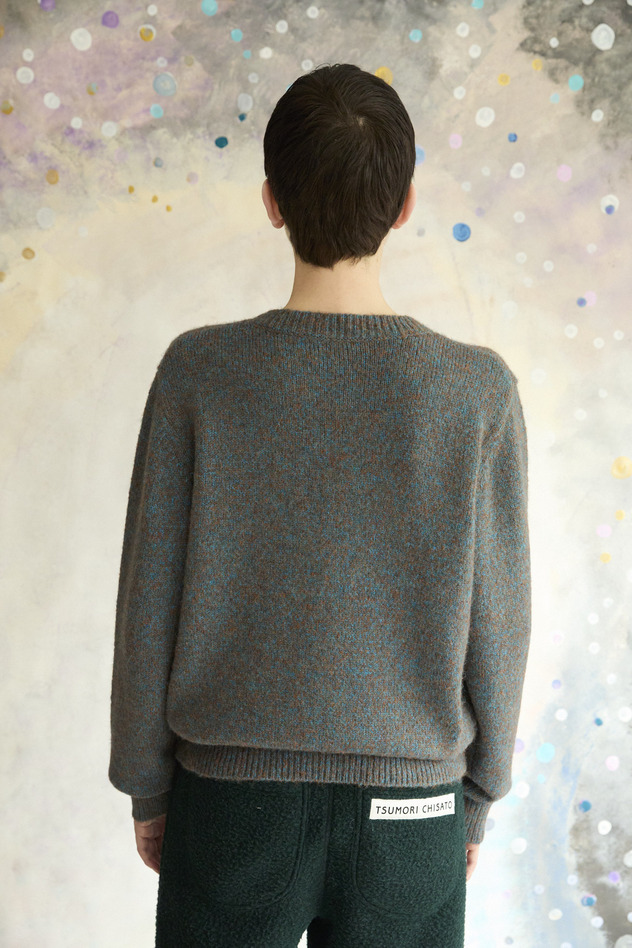 91.Cat Knit Tops 詳細画像 light blue 5