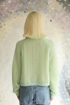 87.Mohair Space Knit Cardigan 詳細画像