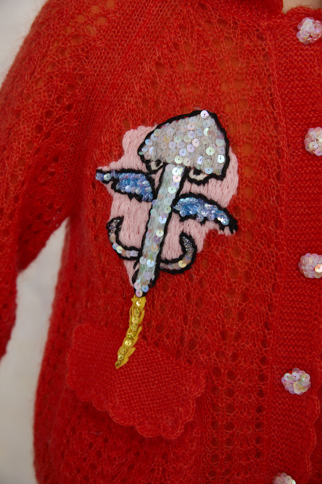 87.Mohair Space Knit Cardigan 詳細画像 mint 11