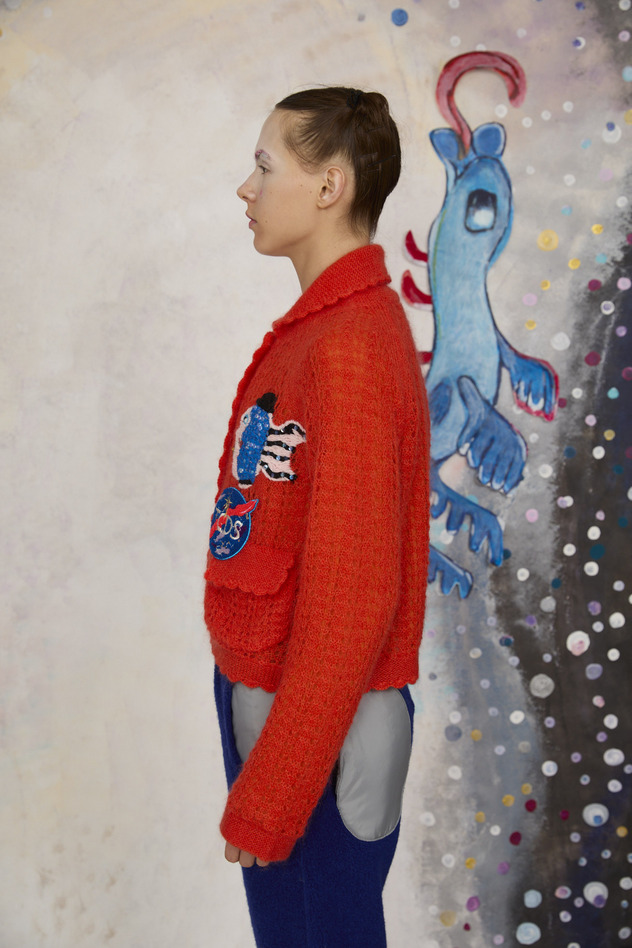 87.Mohair Space Knit Cardigan 詳細画像 mint 7