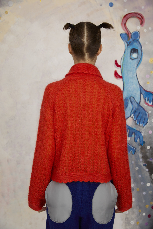 87.Mohair Space Knit Cardigan 詳細画像 mint 8