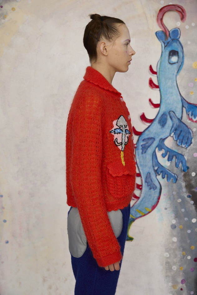 87.Mohair Space Knit Cardigan 詳細画像 mint 9