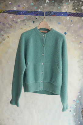 117.Blue Fox Cardigan