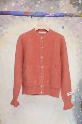 117.Blue Fox Cardigan 詳細画像