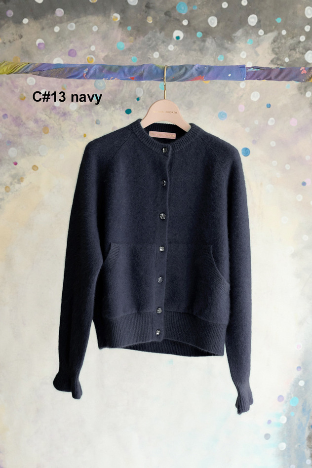 117.Blue Fox Cardigan 詳細画像 navy 1