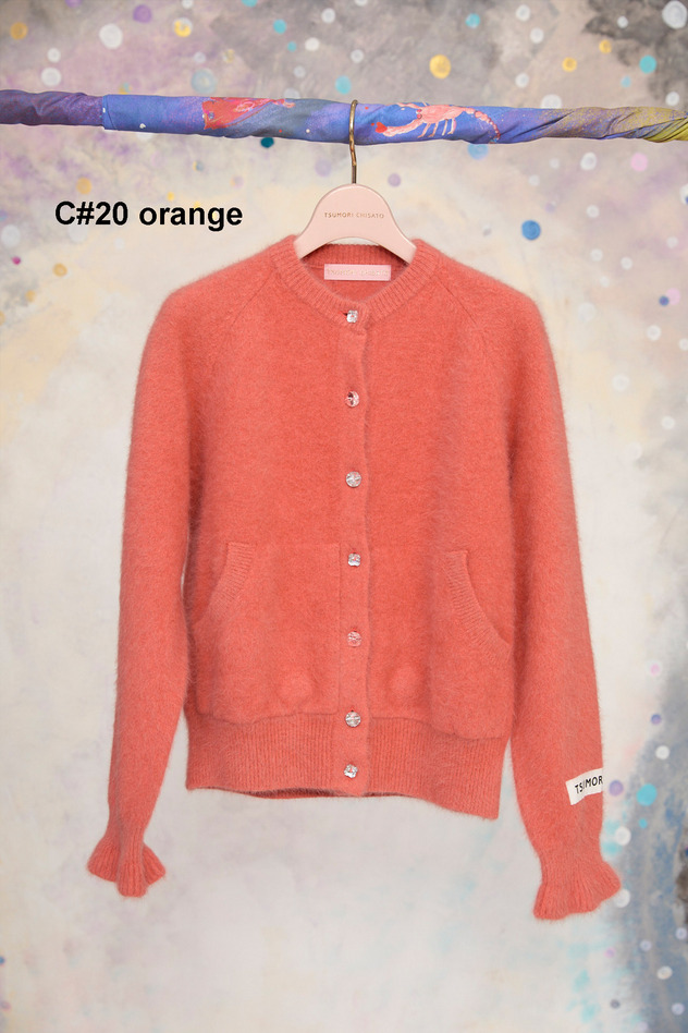 117.Blue Fox Cardigan 詳細画像 orange 1