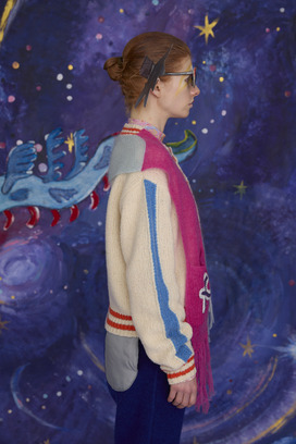 84.Stole Knit Cardigan 詳細画像