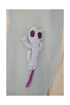 84.Stole Knit Cardigan 詳細画像