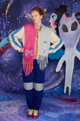 84.Stole Knit Cardigan 詳細画像