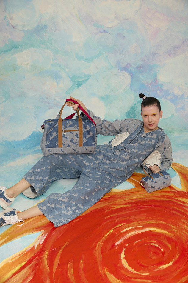 Kiraneko JQ Denim Mini Boston 詳細画像 blue 5