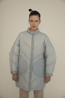 Message Print Coat 詳細画像