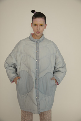 Message Print Coat 詳細画像