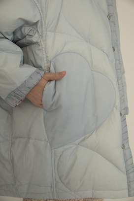 Message Print Coat 詳細画像