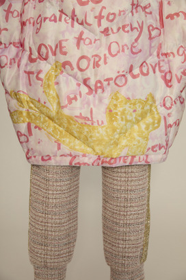 Message Print Coat 詳細画像