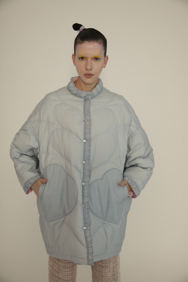 Message Print Coat 詳細画像 pink 12