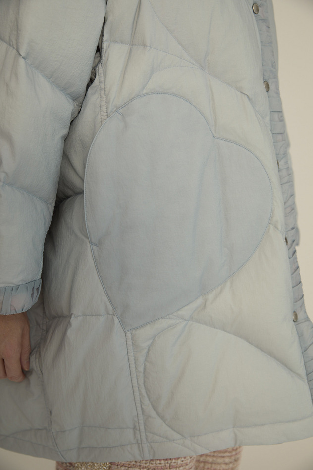 Message Print Coat 詳細画像 pink 18