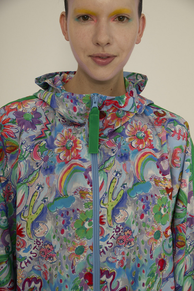 Dreamy Bloom Taffeta Blouson 詳細画像 off white 10