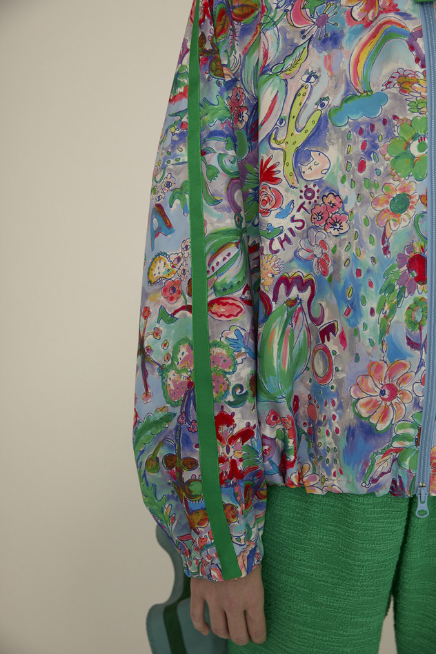 Dreamy Bloom Taffeta Blouson 詳細画像 off white 11