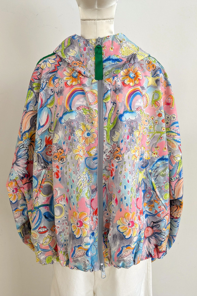 Dreamy Bloom Taffeta Blouson 詳細画像 off white 16