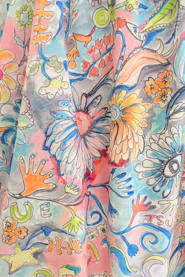 Dreamy Bloom Taffeta Blouson 詳細画像 off white 18