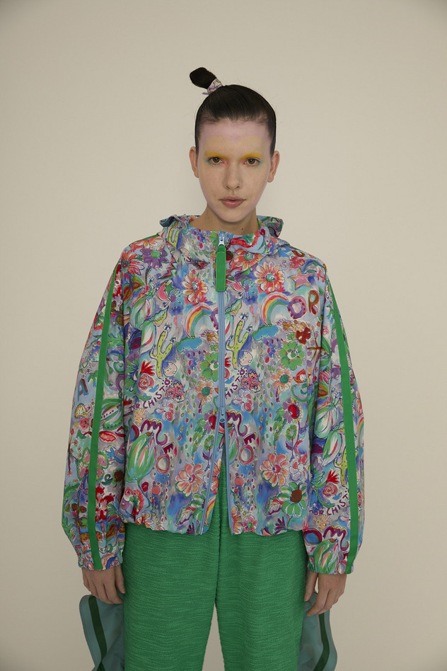 Dreamy Bloom Taffeta Blouson 詳細画像 off white 3