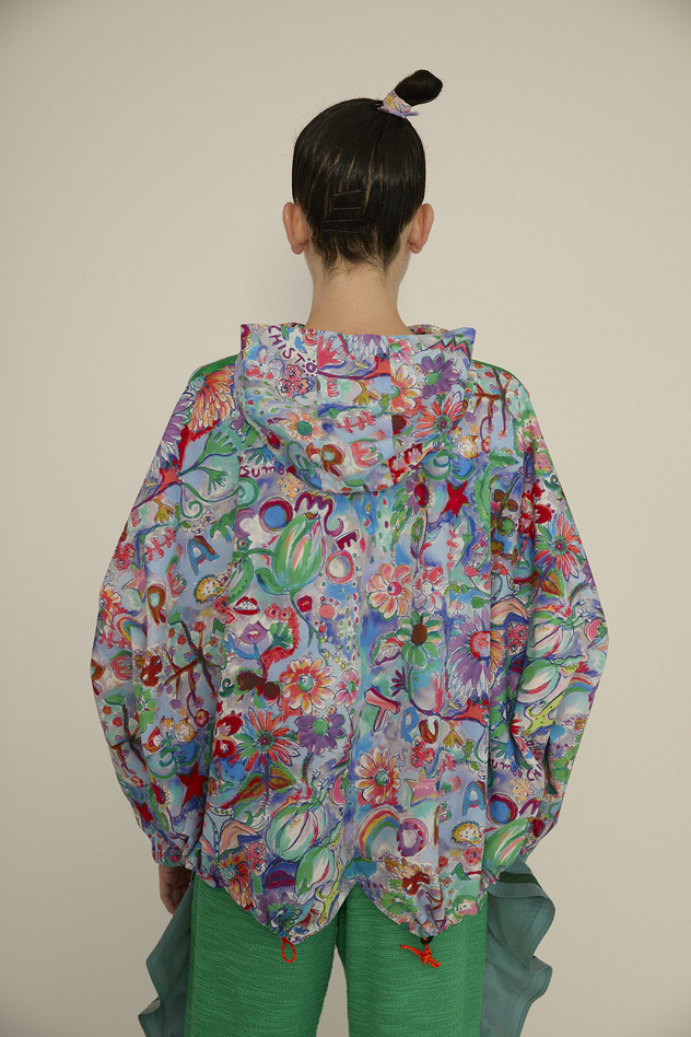 Dreamy Bloom Taffeta Blouson 詳細画像 off white 6