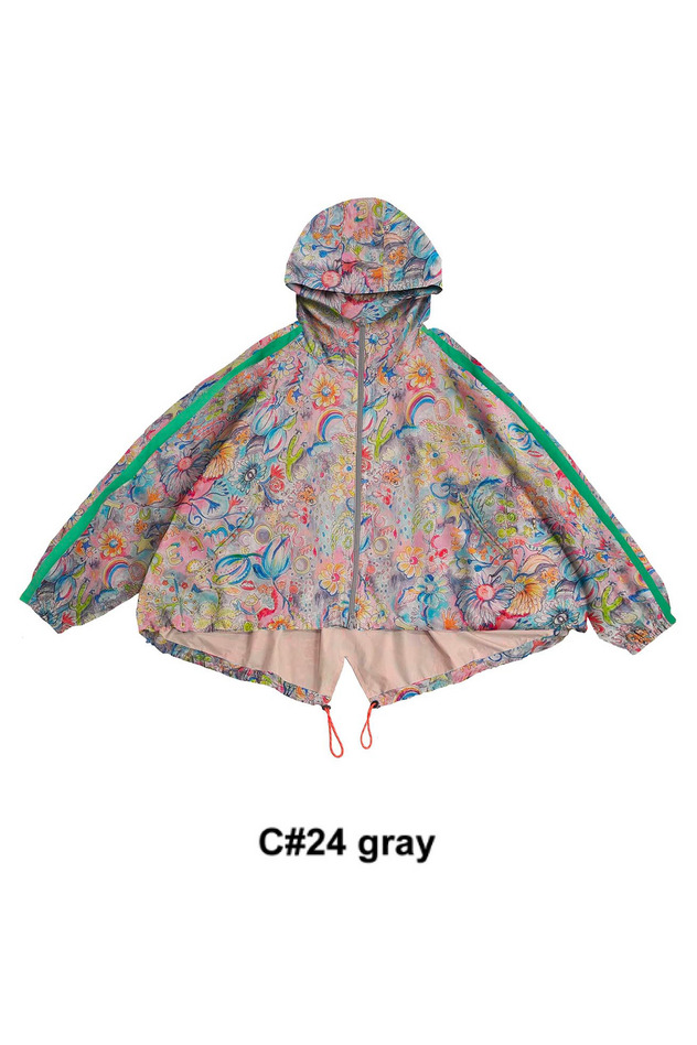 Dreamy Bloom Taffeta Blouson 詳細画像 gray 1