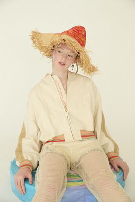 Angel Cat Denim Jacket 詳細画像